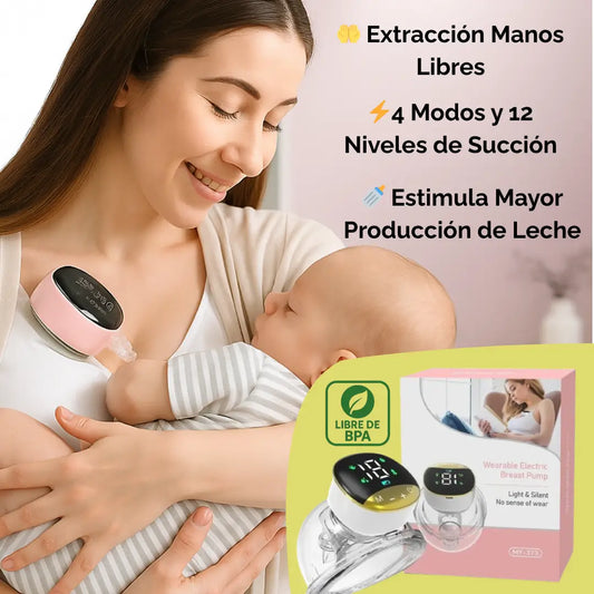 Extractor de Leche Manos Libres MY-373™ Extrae Leche Sin Detener Tu Día - Tiendas La Gran Latina
