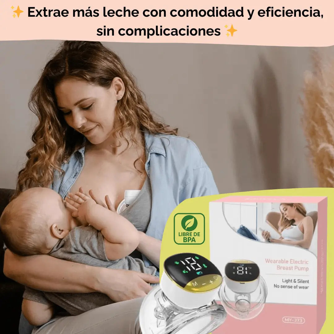 Extractor de Leche Manos Libres MY-373™ Extrae Leche Sin Detener Tu Día - Tiendas La Gran Latina