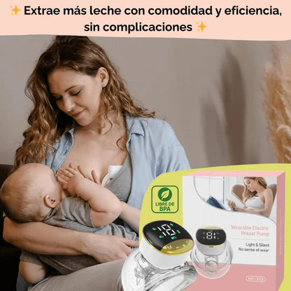 Extractor de Leche Manos Libres MY-373™ Extrae Leche Sin Detener Tu Día - Tiendas La Gran Latina