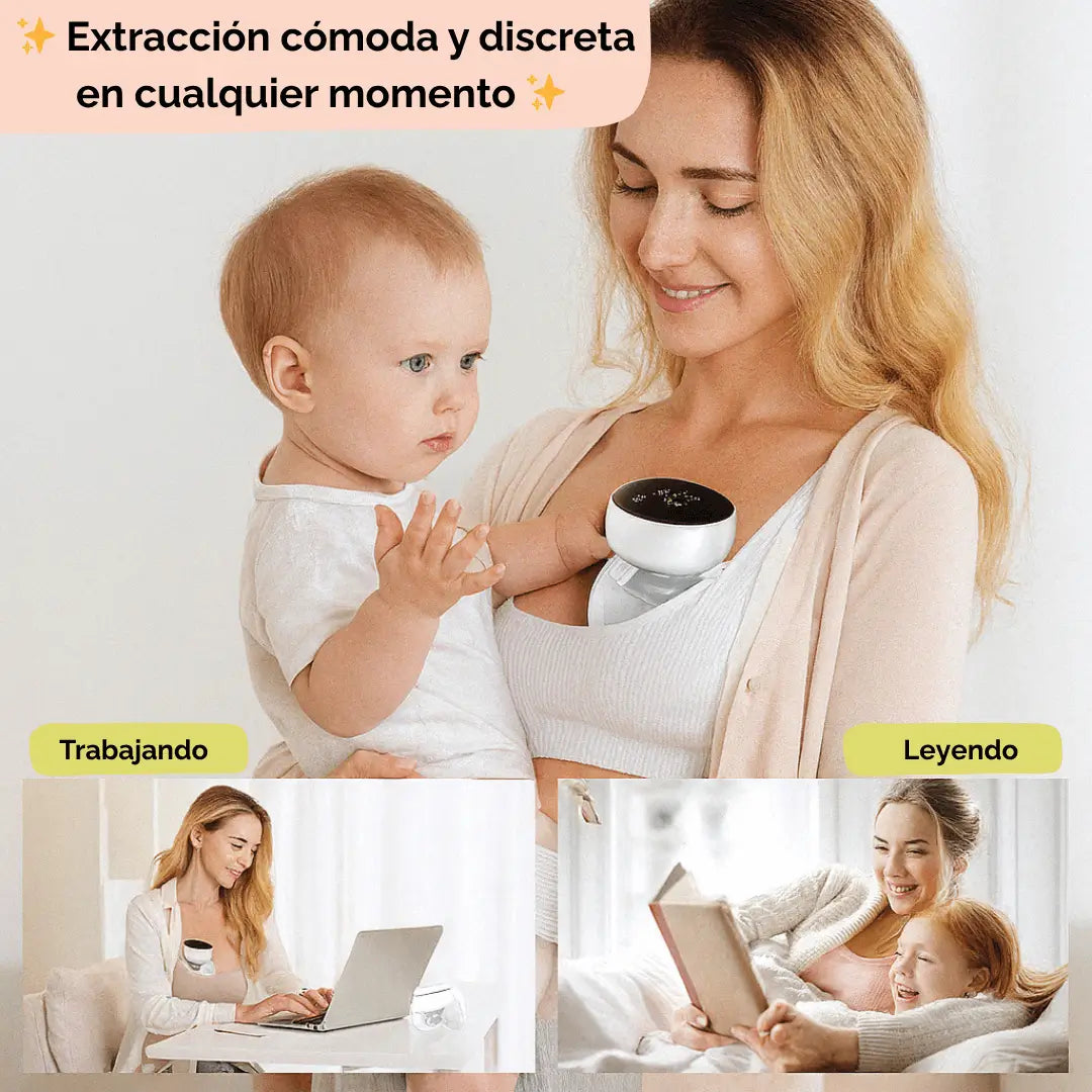 Extractor de Leche Manos Libres MY-373™ Extrae Leche Sin Detener Tu Día - Tiendas La Gran Latina