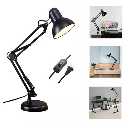 Lámpara de Escritorio Elegante - Articulada 2 en 1 con Base y Soporte - Tiendas La Gran Latina
