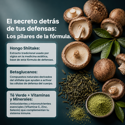 AHCC by Vital World — Apoyo Inmune con Hongo Shiitake y Betaglucanos X2
