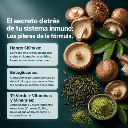 AHCC by Vital World — Apoyo Inmune con Hongo Shiitake y Betaglucanos