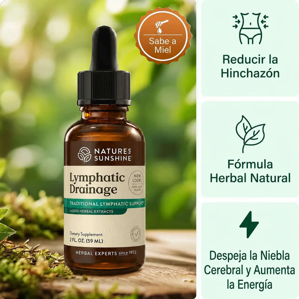 <b>Drenaje Linfático Nature's Sunshine — Gotas Naturales</b>