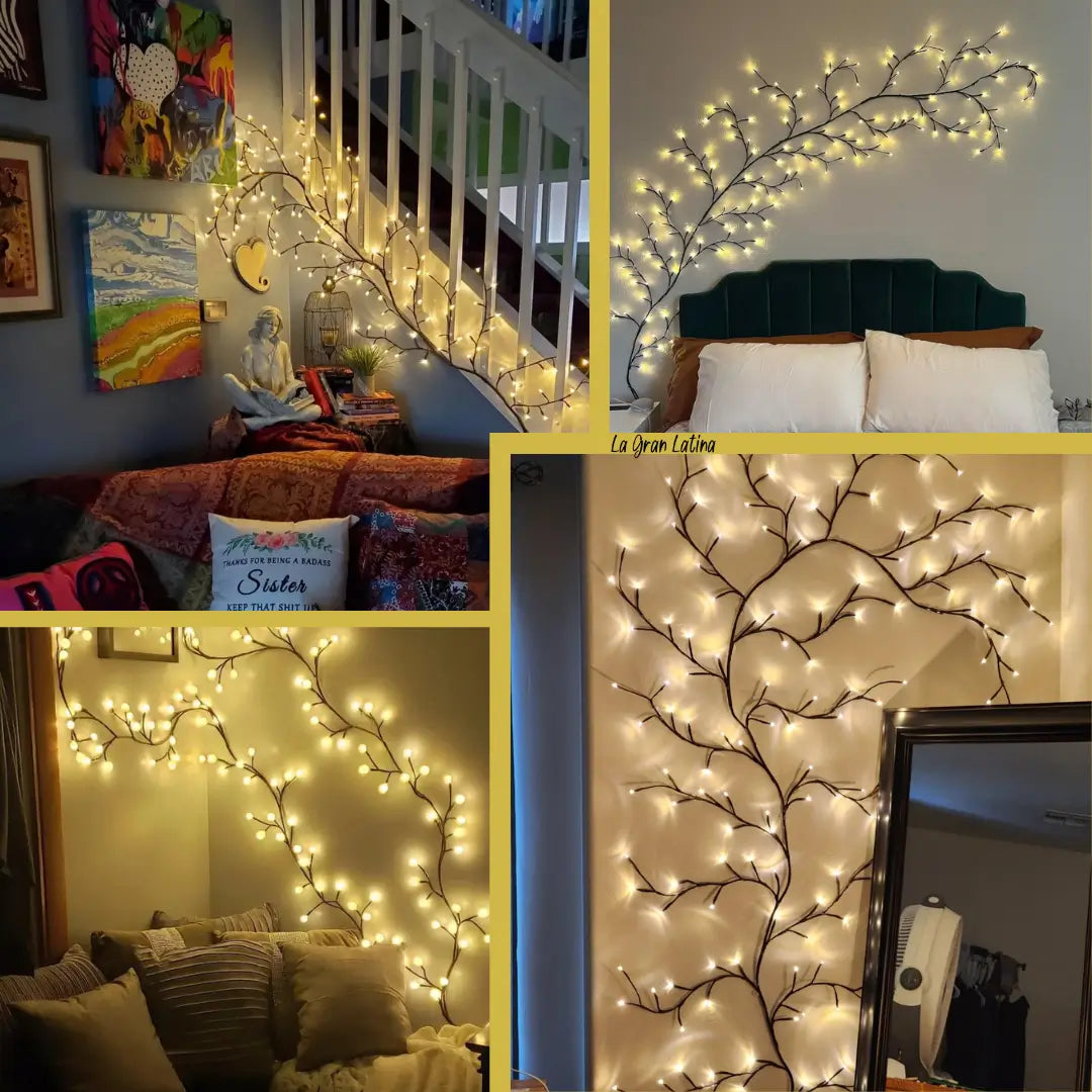 Luces LED Ramas de Sauce: Ilumina tu Hogar con Calidez y Estilo - Tiendas La Gran Latina