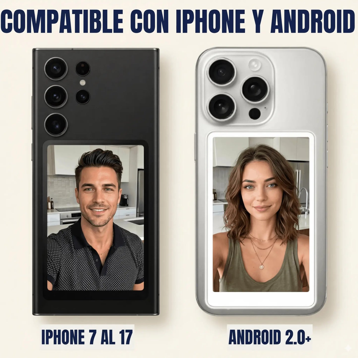 SelfiePro™ - Monitor Magnético para Selfies y Videos Profesionales