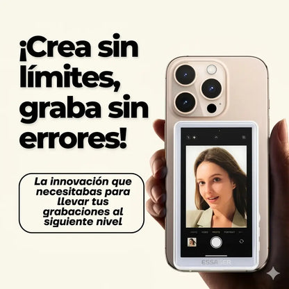 SelfiePro™ - Monitor Magnético para Selfies y Videos Profesionales