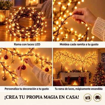 Luces LED Ramas de Sauce: Ilumina tu Hogar con Calidez y Estilo