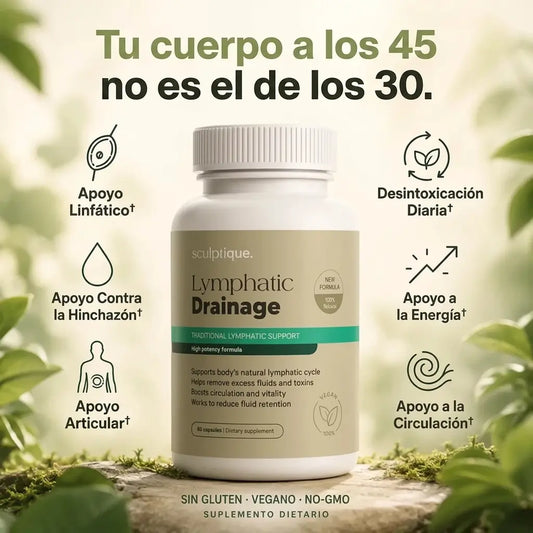 <b>Sculptique™ | Soporte Metabólico Contra Líquidos Después de los 45 </b>🌿