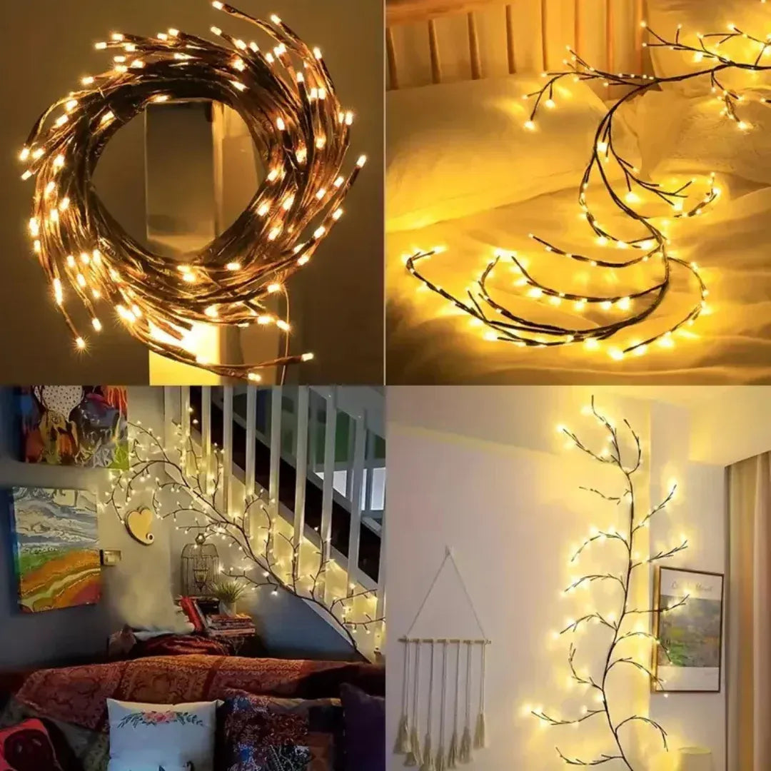 Luces LED Ramas de Sauce: Ilumina tu Hogar con Calidez y Estilo - Tiendas La Gran Latina