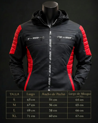 Chaqueta Biker RED — Presencia que Impone